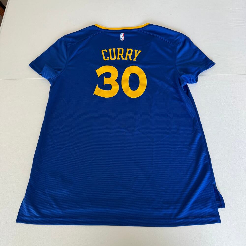 Stephen Curry Jersey Golden State Warriors Fanatics Blue Womens Large NBA